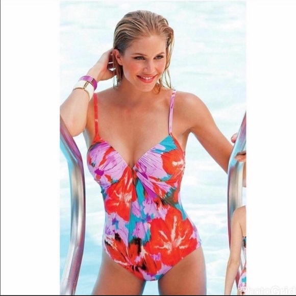 SPANX Other - Spanx Aloha floral tropical one piece swimsuit 16D